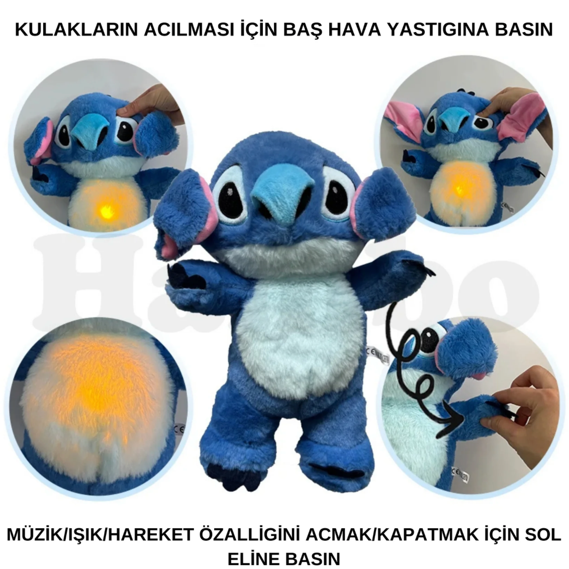 Stitch Nefes Alıp Veren Peluş